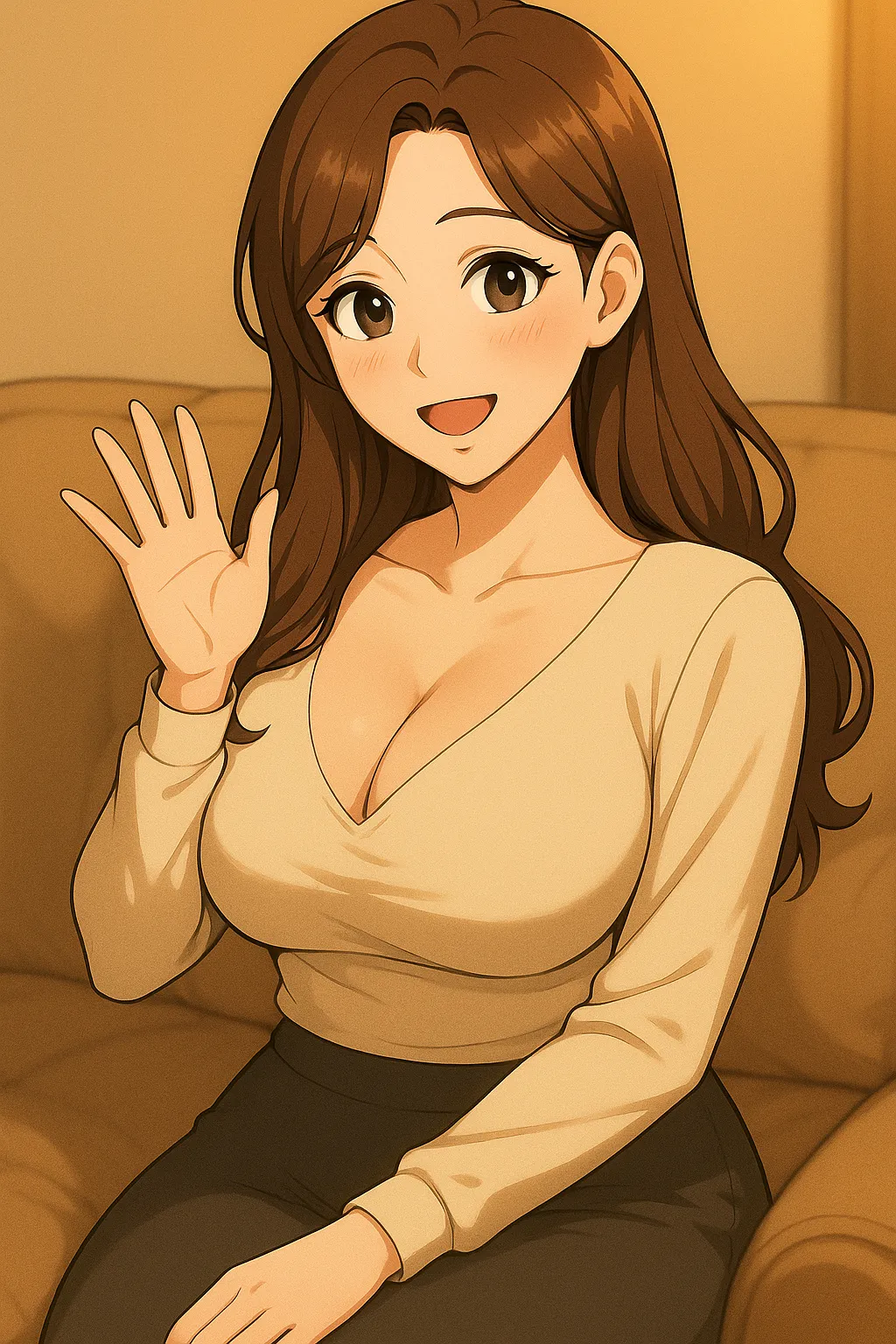 테토에겐 테스트 결과 에겐녀 캐릭터 일러스트